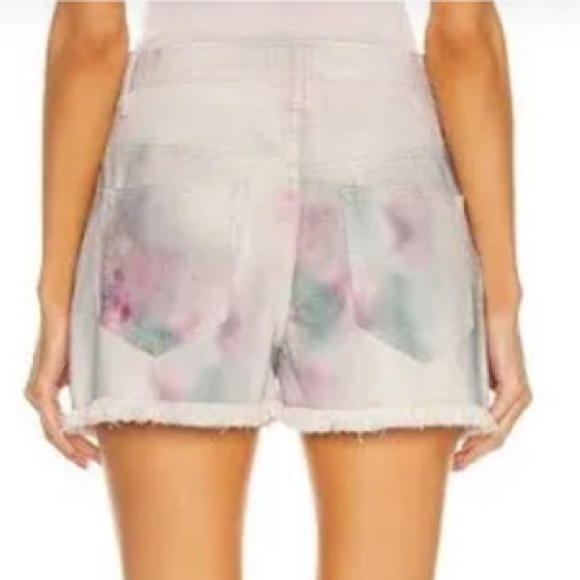 “NEW” Isabel Marant Étoile Lesiabb Tie-Dye Denim Short - Picture 2 of 7